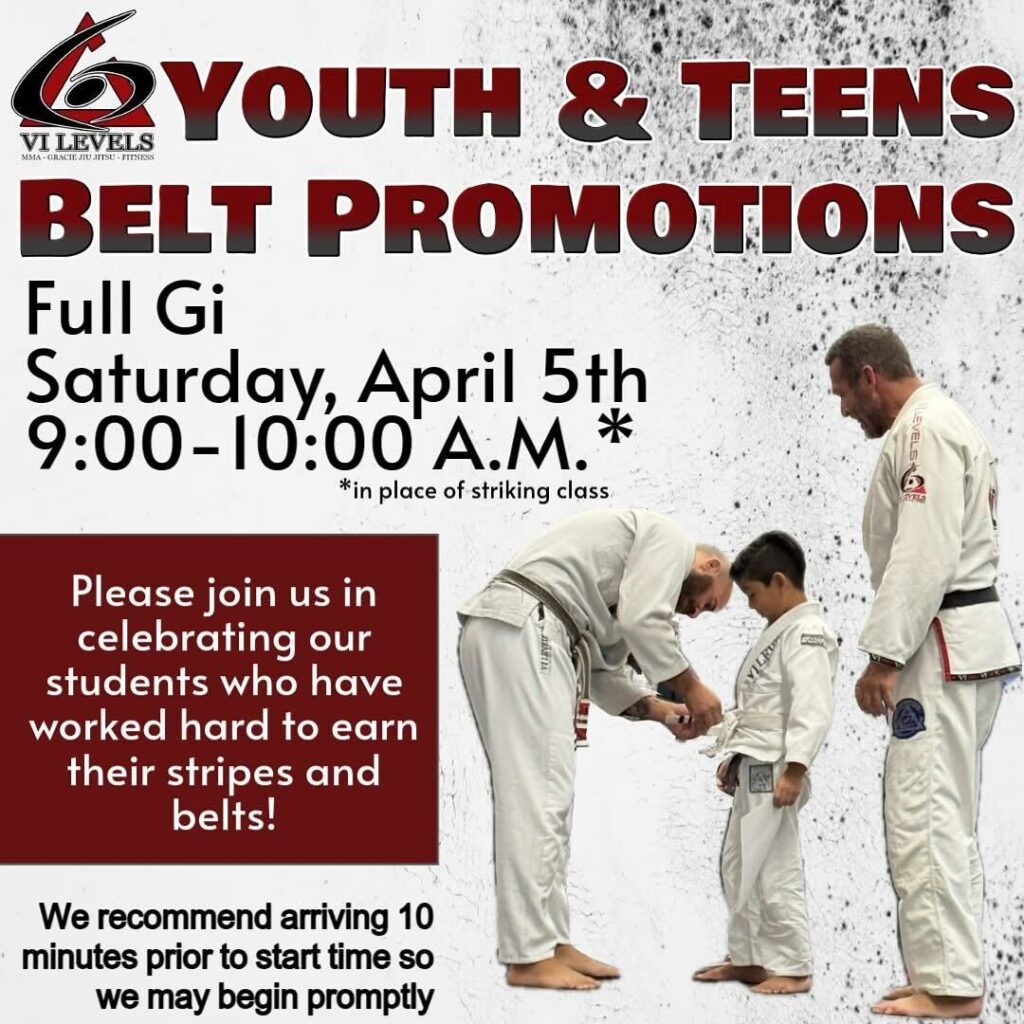 Youth & Teens Belt Promotions 2025
