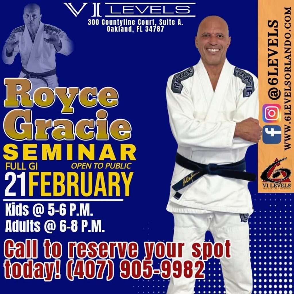 Royce Gracie Full Gi Seminar 2025